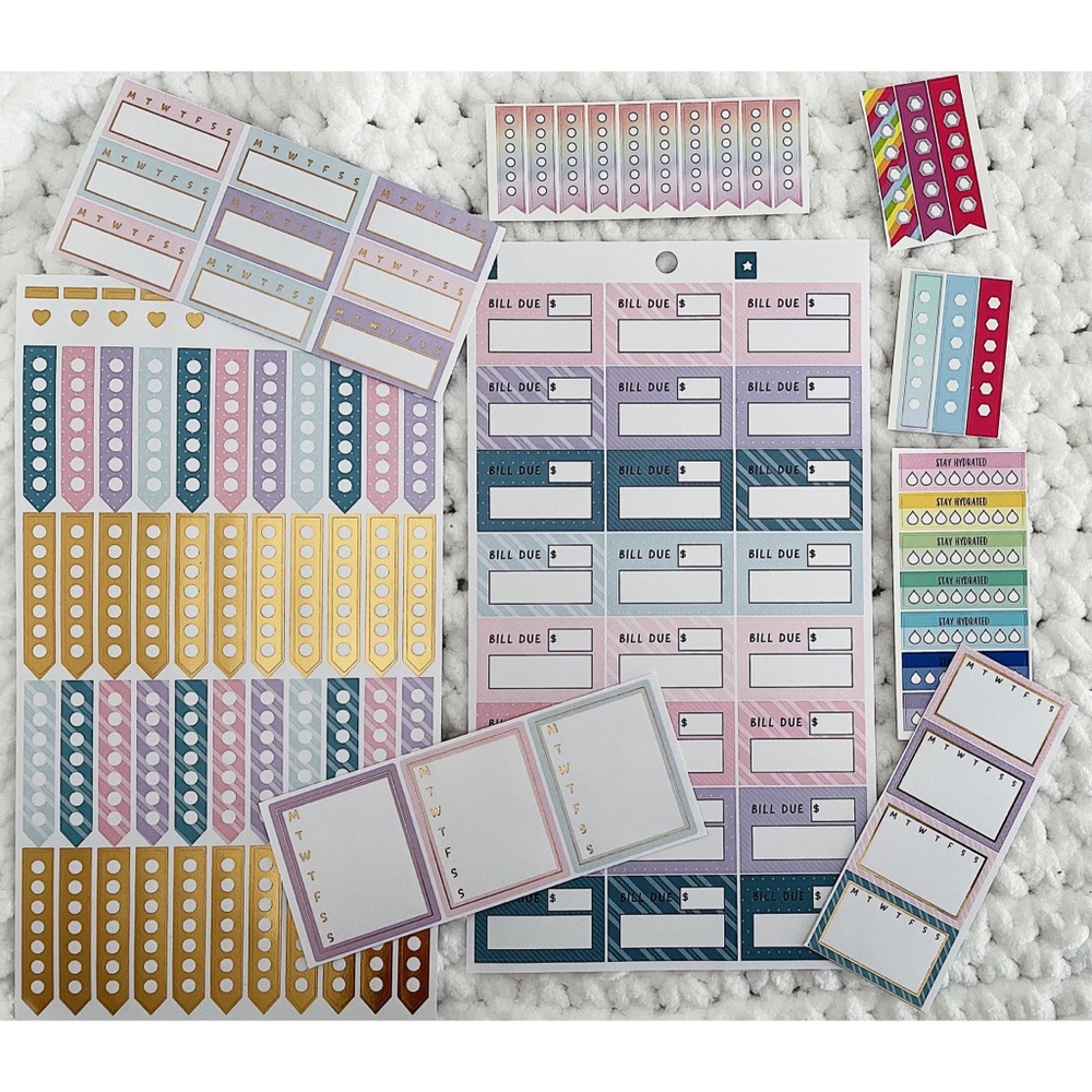 Once More With Love Functional Planner Stickers